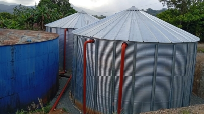 Supervisan nuevos tanques de almacenamiento de agua potable en Piedra Blanca para fortalecer el abastecimiento