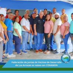 Federación de juntas de vecinos de Los Arroces se reúne con CORAMON por rehabilitación de obra